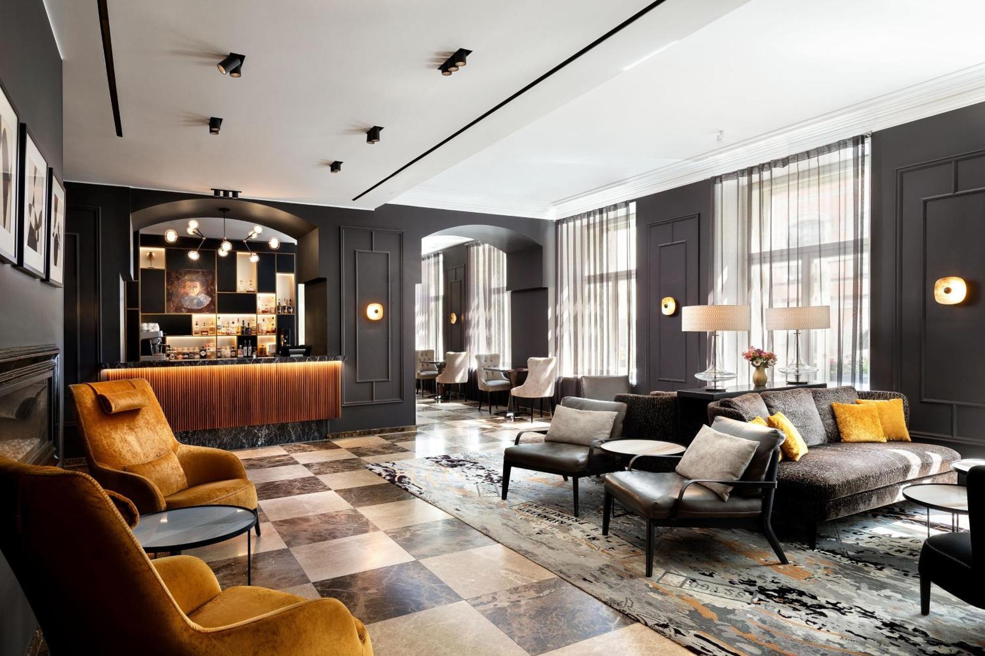 Hotel Telegraaf, Autograph Collection Tallinn Luaran gambar The lounge at the hotel